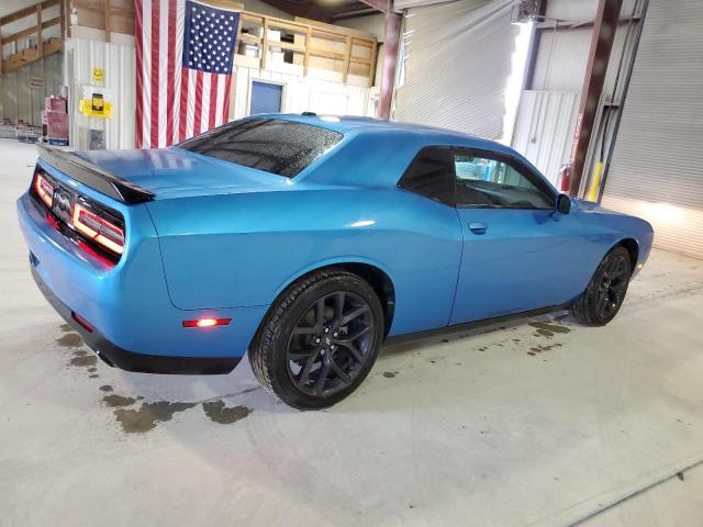 2C3CDZAG3PH621289 - 2023 DODGE CHALLENGER SXT BLUE photo 3