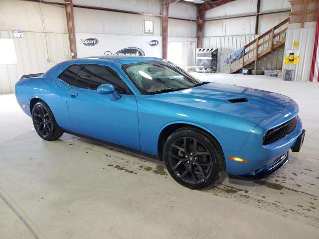 2C3CDZAG3PH621289 - 2023 DODGE CHALLENGER SXT BLUE photo 4