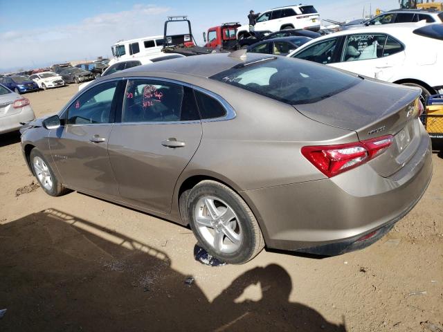 1G1ZD5ST1NF157436 - 2022 CHEVROLET MALIBU LT BROWN photo 2