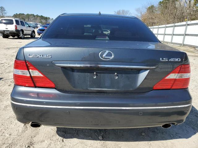 JTHBN36F040165297 - 2004 LEXUS LS 430 GRAY photo 6