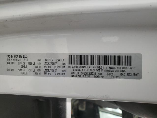 3C6TRVPG3KE512338 - 2019 RAM PROMASTER 2500 HIGH Ağ foto 13