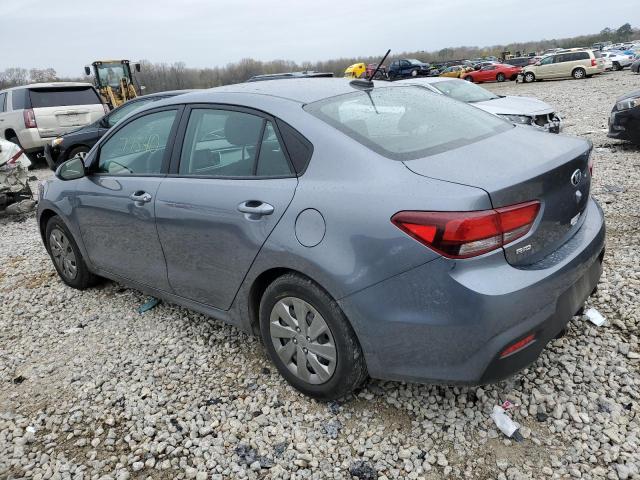 3KPA24AD4LE345647 - 2020 KIA RIO LX SILVER photo 2