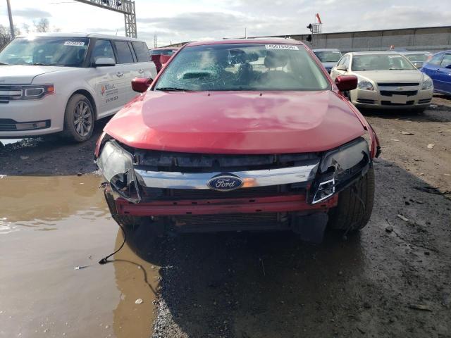 3FAHP0JA1CR161330 - 2012 FORD FUSION SEL RED photo 5