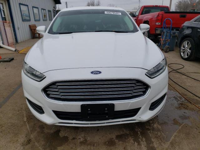 3FA6P0LU6FR221041 - 2015 FORD FUSION SE HYBRID WHITE photo 5