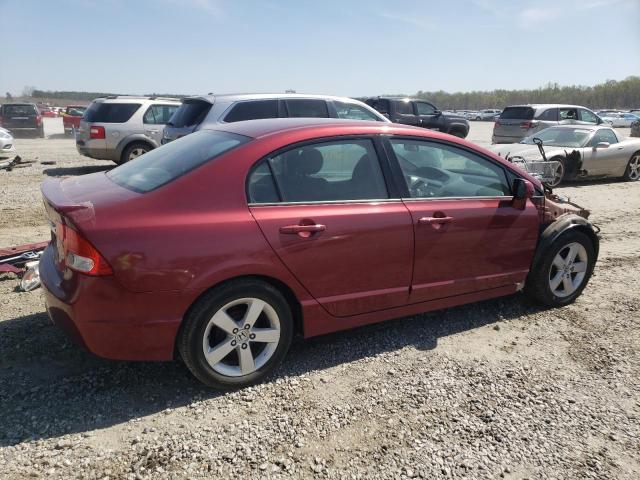 2HGFA1E68AH528037 - 2010 HONDA CIVIC LX-S BURGUNDY photo 3