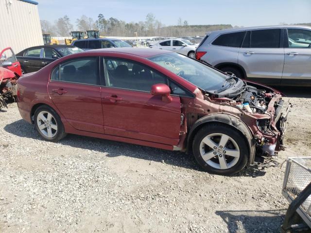 2HGFA1E68AH528037 - 2010 HONDA CIVIC LX-S BURGUNDY photo 4