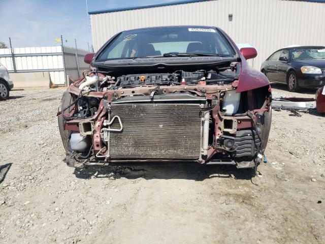 2HGFA1E68AH528037 - 2010 HONDA CIVIC LX-S BURGUNDY photo 5