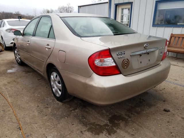 4T1BE32K73U669997 - 2003 TOYOTA CAMRY LE TAN photo 2