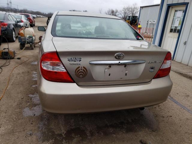 4T1BE32K73U669997 - 2003 TOYOTA CAMRY LE TAN photo 6