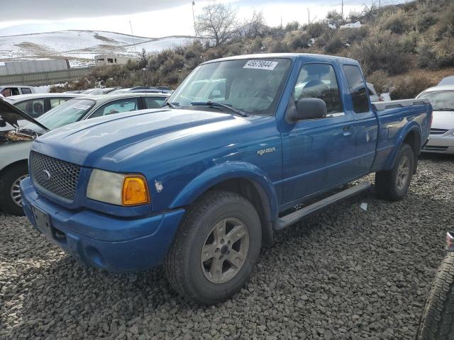 1FTZR45E42PA67073 - 2002 FORD RANGER SUPER CAB BLUE photo 1