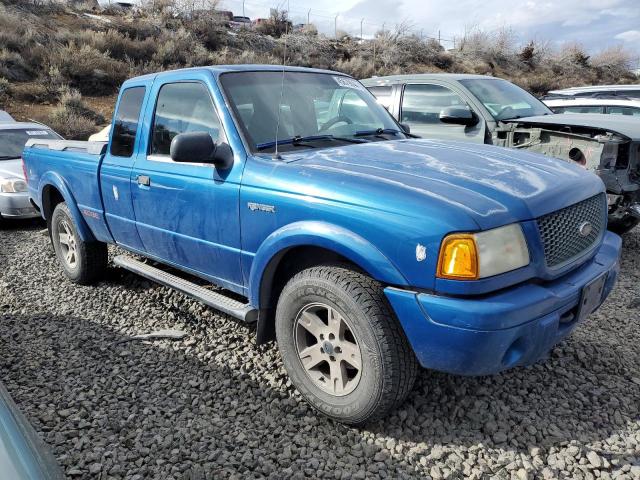 1FTZR45E42PA67073 - 2002 FORD RANGER SUPER CAB BLUE photo 4