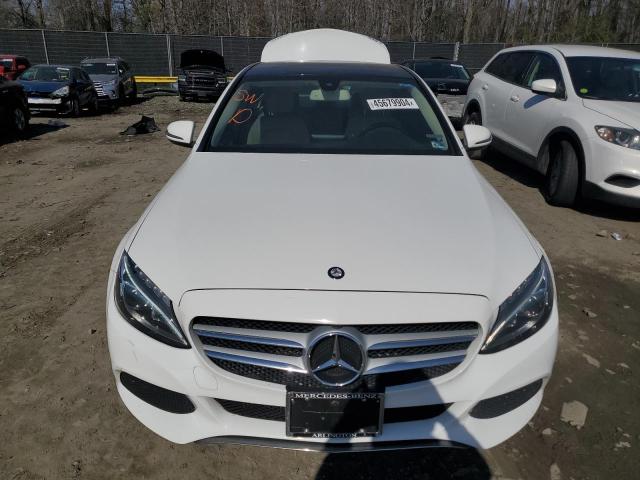 55SWF4KB7GU177573 - 2016 MERCEDES-BENZ C 300 4MATIC WHITE photo 5