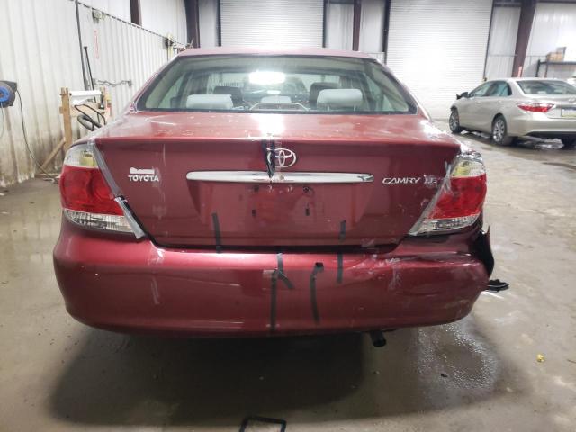 4T1BE30K66U160717 - 2006 TOYOTA CAMRY LE BURGUNDY photo 6