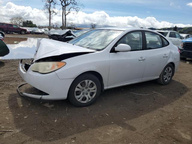 KMHDU4AD6AU937004 - 2010 HYUNDAI ELANTRA BLUE WHITE photo 1