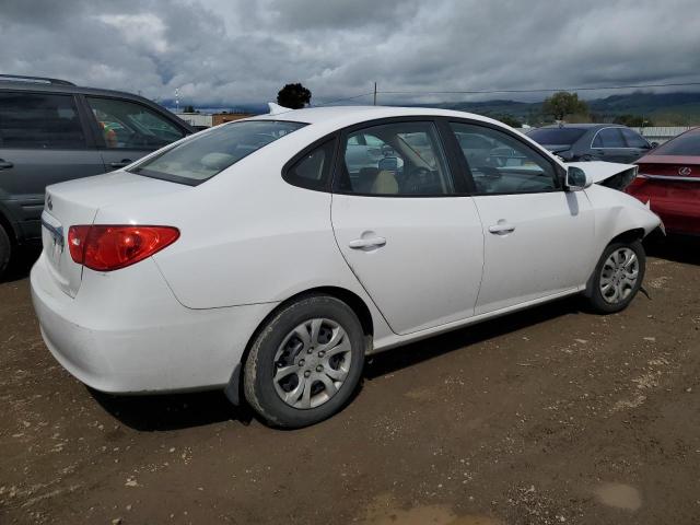 KMHDU4AD6AU937004 - 2010 HYUNDAI ELANTRA BLUE WHITE photo 3