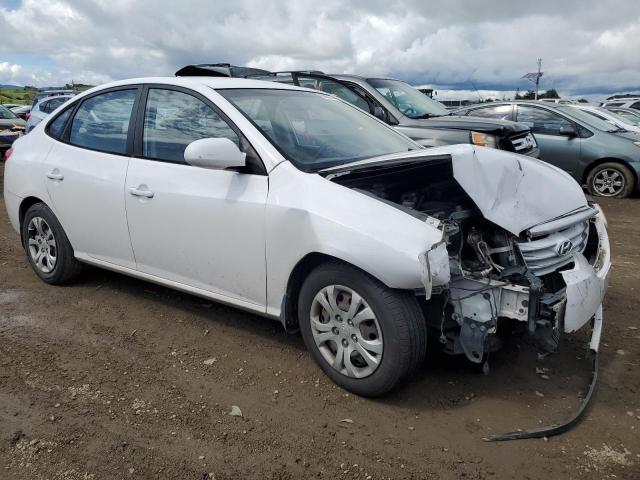 KMHDU4AD6AU937004 - 2010 HYUNDAI ELANTRA BLUE WHITE photo 4