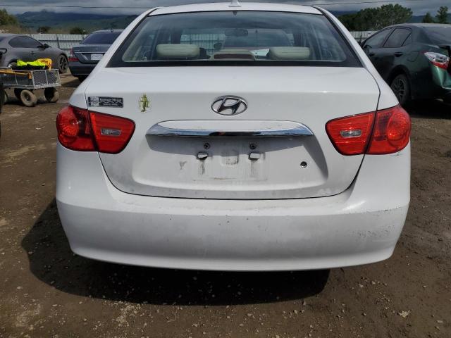 KMHDU4AD6AU937004 - 2010 HYUNDAI ELANTRA BLUE WHITE photo 6