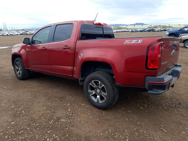 1GCGSDE32G1184946 - 2016 CHEVROLET COLORADO Z71 RED photo 2