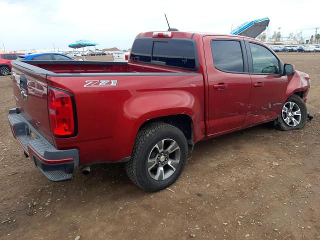 1GCGSDE32G1184946 - 2016 CHEVROLET COLORADO Z71 RED photo 3