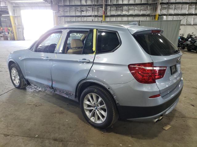 5UXWX9C57E0D13976 - 2014 BMW X3 XDRIVE28I BLUE photo 2