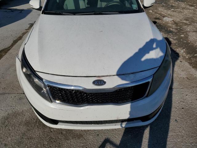 KNAGM4A75E5452667 - 2014 KIA OPTIMA LX WHITE photo 11