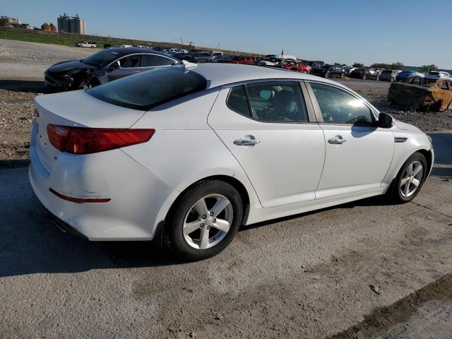 KNAGM4A75E5452667 - 2014 KIA OPTIMA LX WHITE photo 3