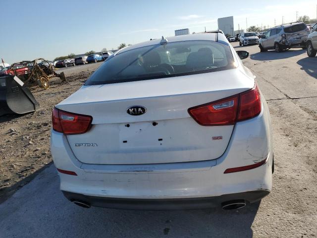 KNAGM4A75E5452667 - 2014 KIA OPTIMA LX WHITE photo 6