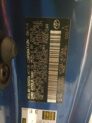 JTKJF5C74F3092075 - 2015 TOYOTA SCION TC ლურჯი ფოტო 12