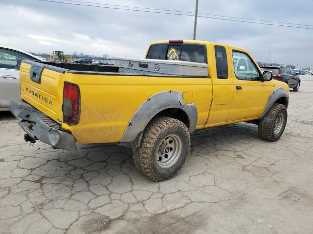 1N6ED26Y61C314316 - 2001 NISSAN FRONTIER KING CAB XE YELLOW photo 3