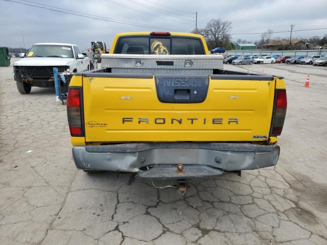 1N6ED26Y61C314316 - 2001 NISSAN FRONTIER KING CAB XE YELLOW photo 6