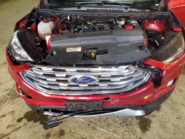 2FMPK4J96KBC13822 - 2019 FORD EDGE SEL RED photo 11