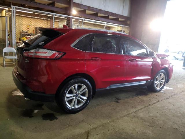 2FMPK4J96KBC13822 - 2019 FORD EDGE SEL RED photo 3