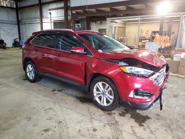 2FMPK4J96KBC13822 - 2019 FORD EDGE SEL RED photo 4