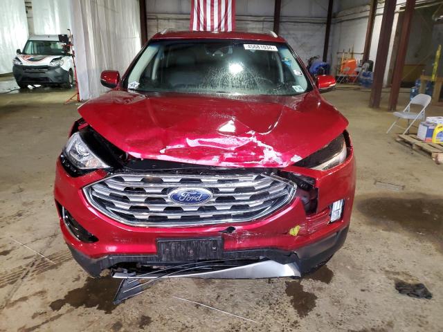 2FMPK4J96KBC13822 - 2019 FORD EDGE SEL RED photo 5