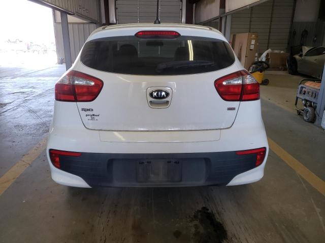 KNADM5A31G6639598 - 2016 KIA RIO LX WHITE photo 6