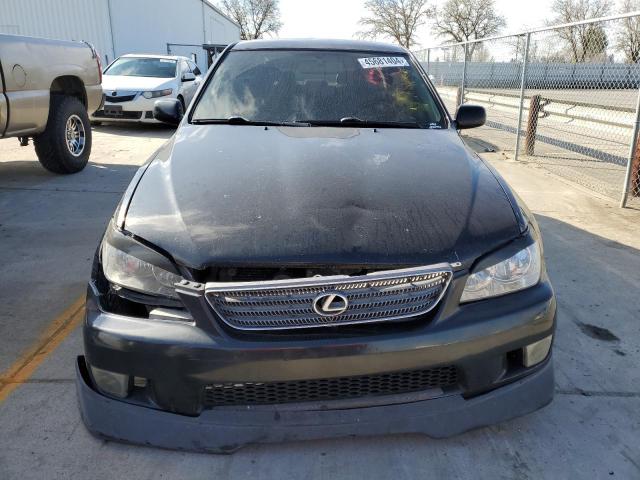 JTHBD192050097293 - 2005 LEXUS IS 300 BLACK photo 5