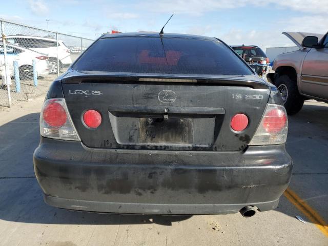 JTHBD192050097293 - 2005 LEXUS IS 300 BLACK photo 6