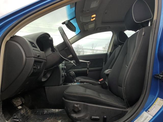 3FAHP0HA5CR315737 - 2012 FORD FUSION SE BLUE photo 7