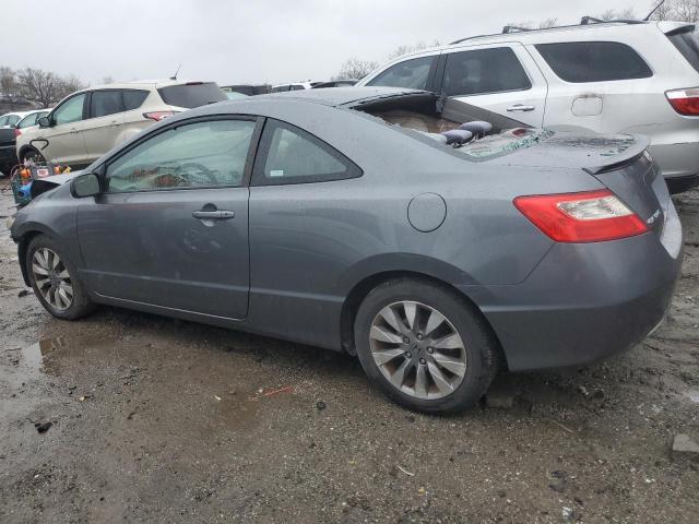 2HGFG12869H505291 - 2009 HONDA CIVIC EX GRAY photo 2