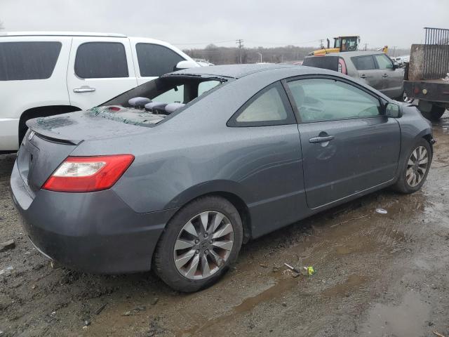 2HGFG12869H505291 - 2009 HONDA CIVIC EX GRAY photo 3