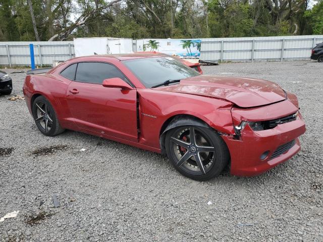 2G1FD1E3XF9277706 - 2015 CHEVROLET CAMARO LT RED photo 4