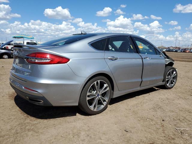 3FA6P0D97LR128213 - 2020 FORD FUSION TITANIUM SILVER photo 3