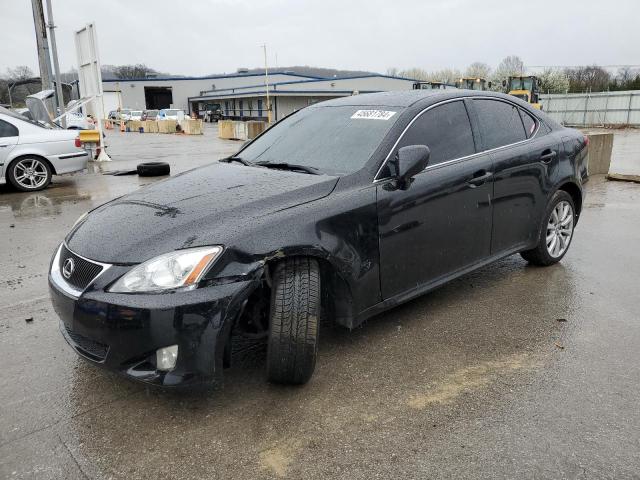 JTHCK262385019604 - 2008 LEXUS IS 250 BLACK photo 1