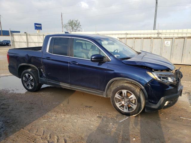 5FPYK3F50JB007431 - 2018 HONDA RIDGELINE RTL BLUE photo 4