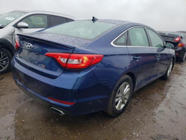 5NPE24AF5FH188178 - 2015 HYUNDAI SONATA SE BLUE photo 3