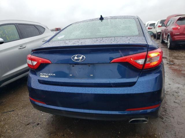 5NPE24AF5FH188178 - 2015 HYUNDAI SONATA SE BLUE photo 6