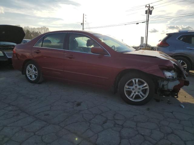 1HGCM56867A188685 - 2007 HONDA ACCORD EX RED photo 4