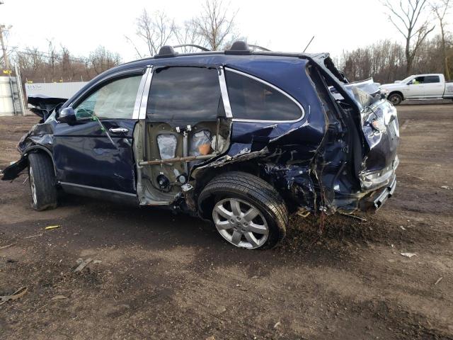 5J6RE48718L016889 - 2008 HONDA CR-V EXL BLUE photo 2