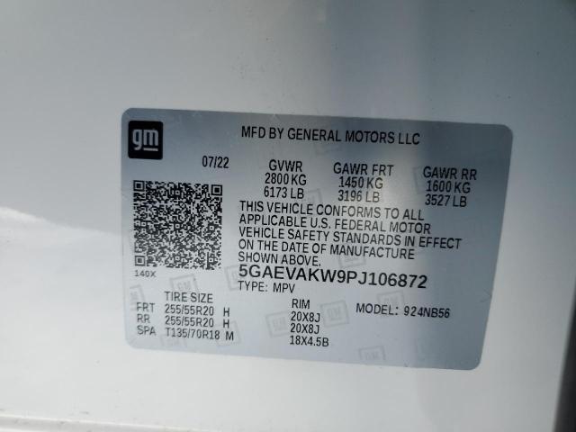 5GAEVAKW9PJ106872 - 2023 BUICK ENCLAVE ESSENCE 白色 照片 13