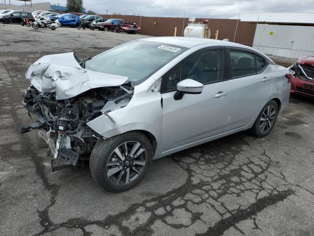 3N1CN8EV3ML846636 - 2021 NISSAN VERSA SV SILVER photo 1